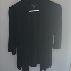 Black Quarter Sleeve Cardigan